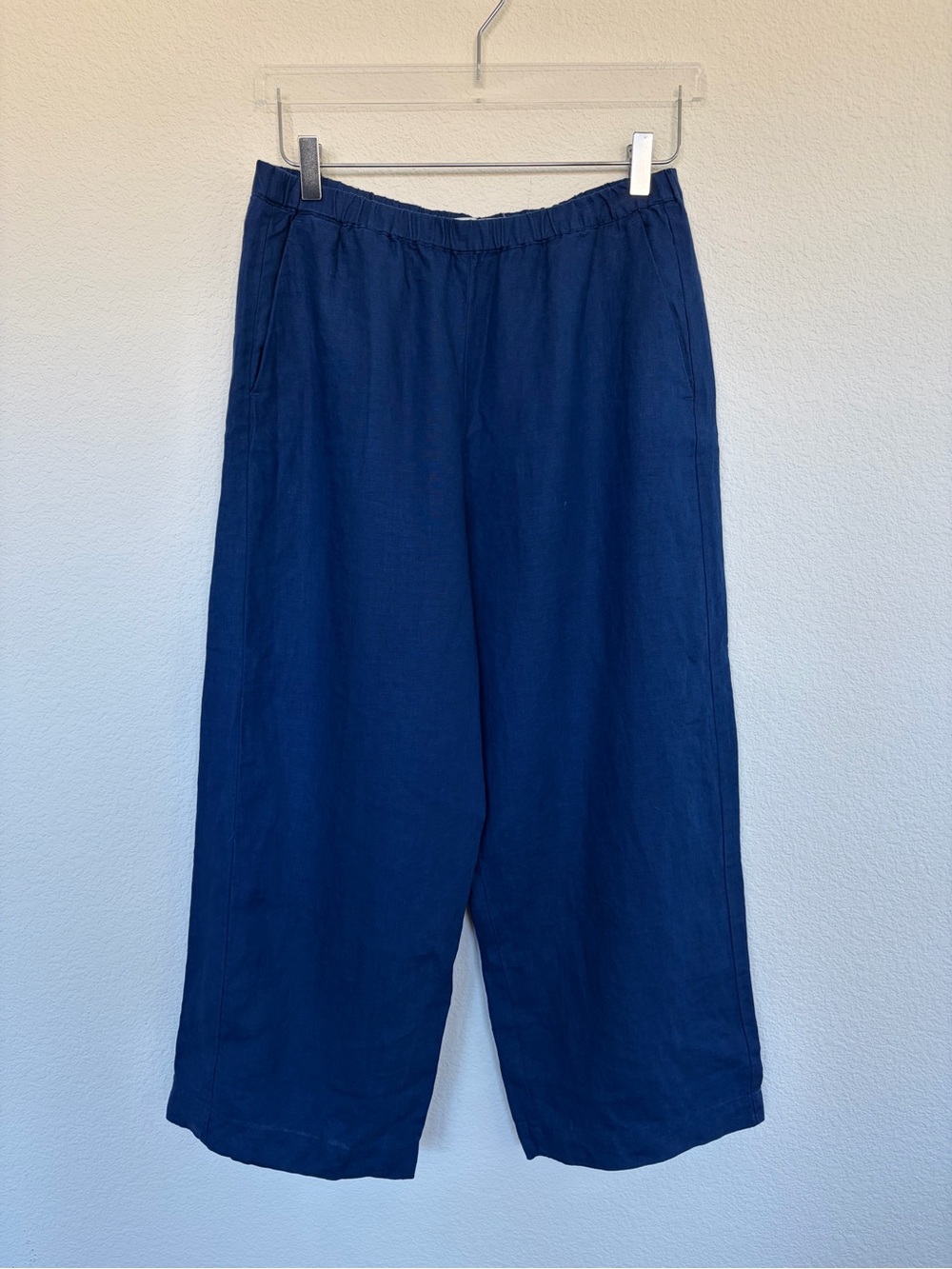 NWOT Johnny Was Relaxed Navy Linen Pants | M